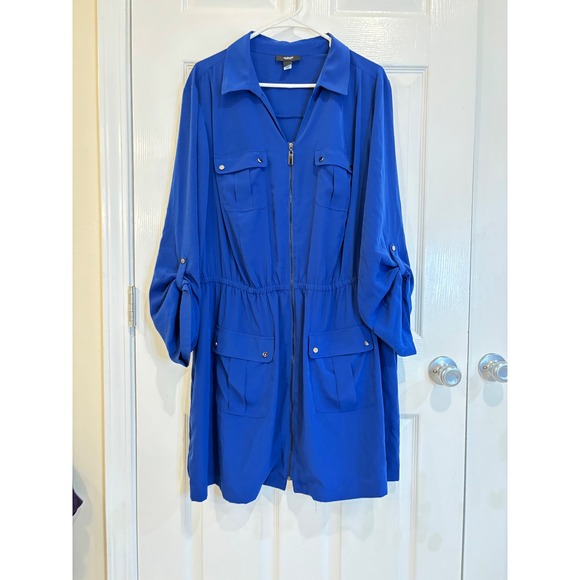 Alfani Dresses & Skirts - PLUS Alfani Blue Dress
